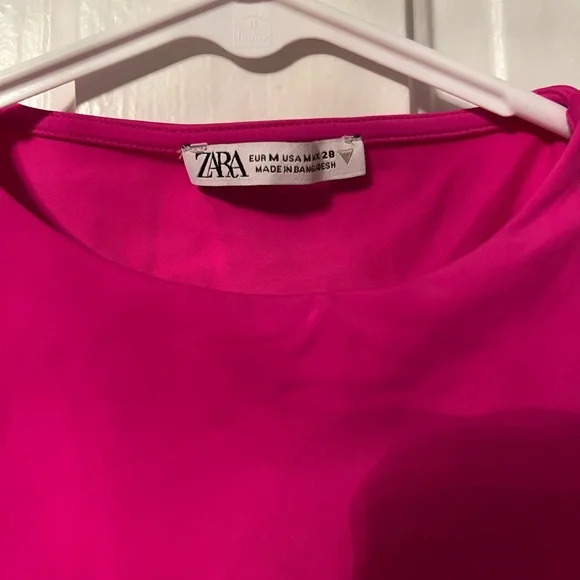 Zara Pink Sleeveless Tank Top - Picture 2 of 3